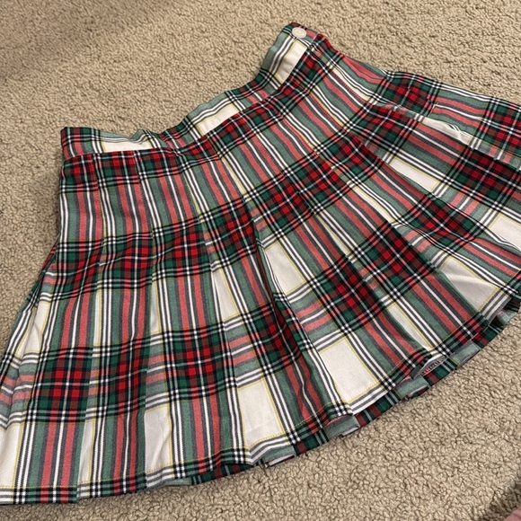 Aerie Plaid Pleated Skirt - Picture 1 of 4